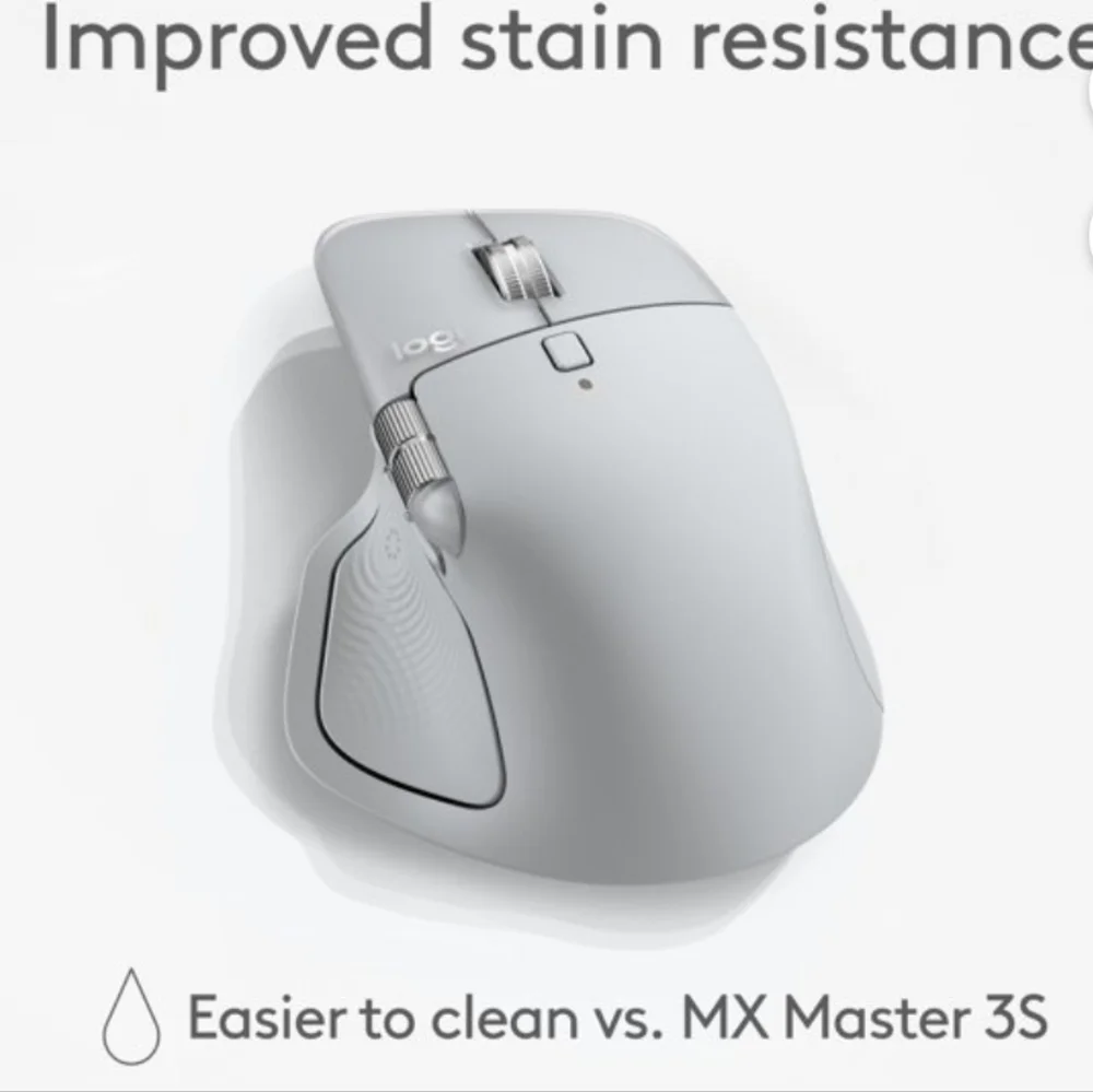 Logitech MX Master 4 Wireless Mouse - Pale Gray